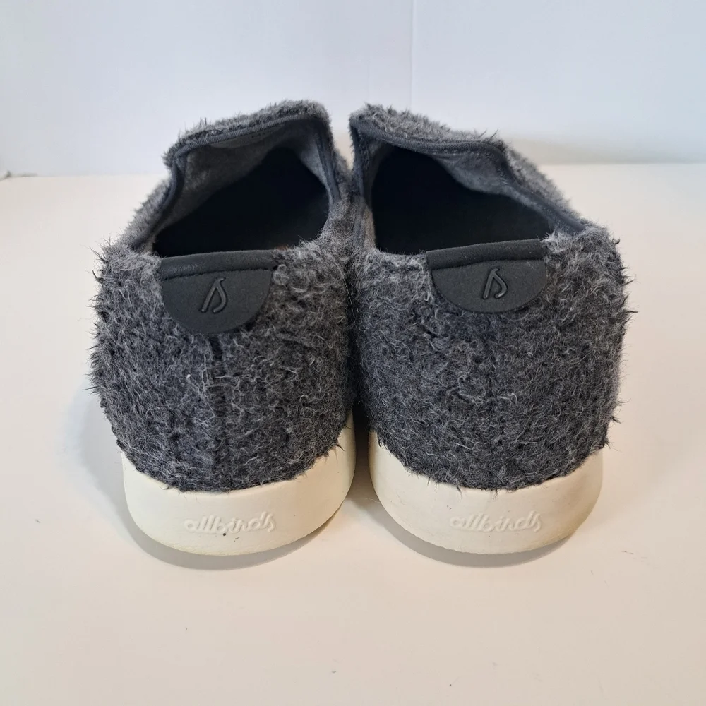 Allbirds Gray Men's Wool Lounge Fluffy Slip On Shoes Size 10‎
